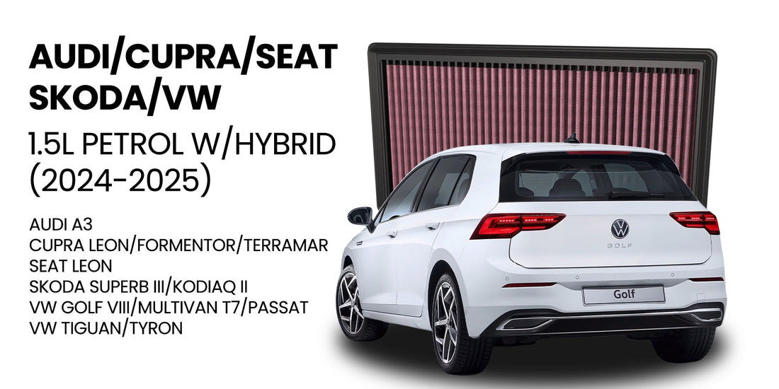 K&N New Application | Audi/Cupra/Seat/Skoda/VW Hybrid