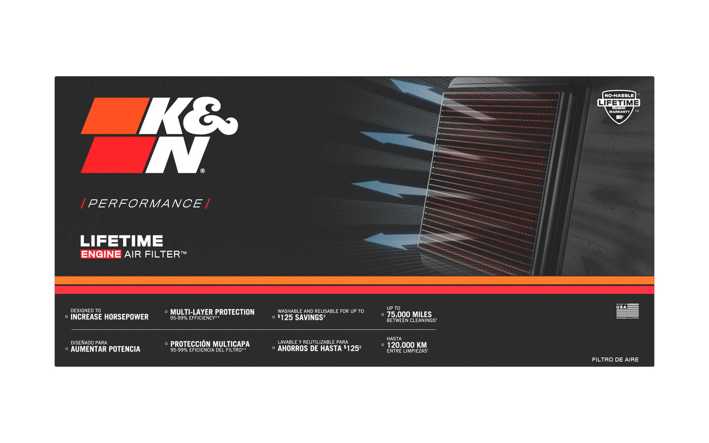 K&N Replacement Air Filter (33-2936)