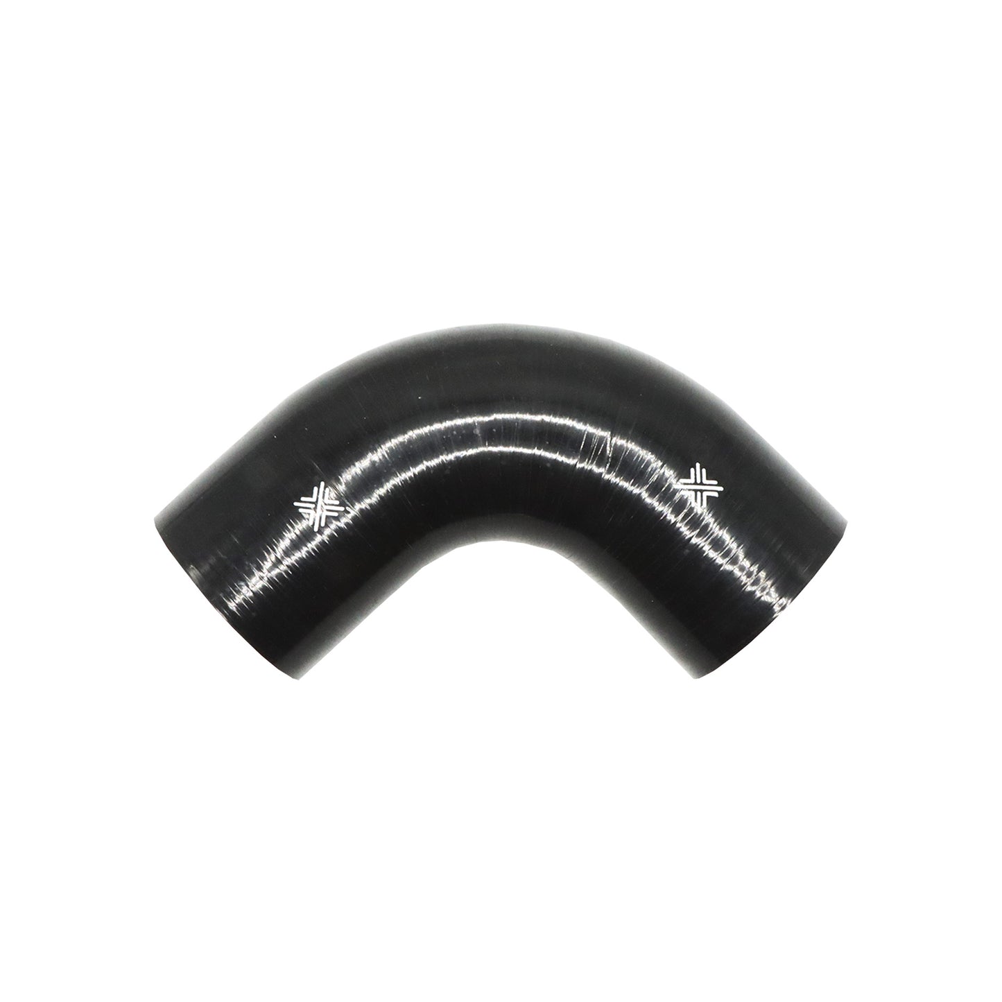 Pipercross Black 90° 70mm Bore, 152mm Leg Length Silicone Hose (FCL04081)
