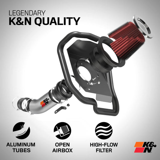 Cold Air Intake - High-flow, Aluminum Tube (69-5324TS)