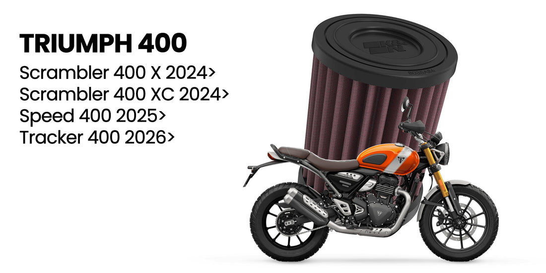 K&N New Application | Triumph Speed, Scrambler & Tracker 400