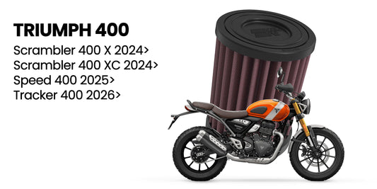 K&N New Application | Triumph Speed, Scrambler & Tracker 400
