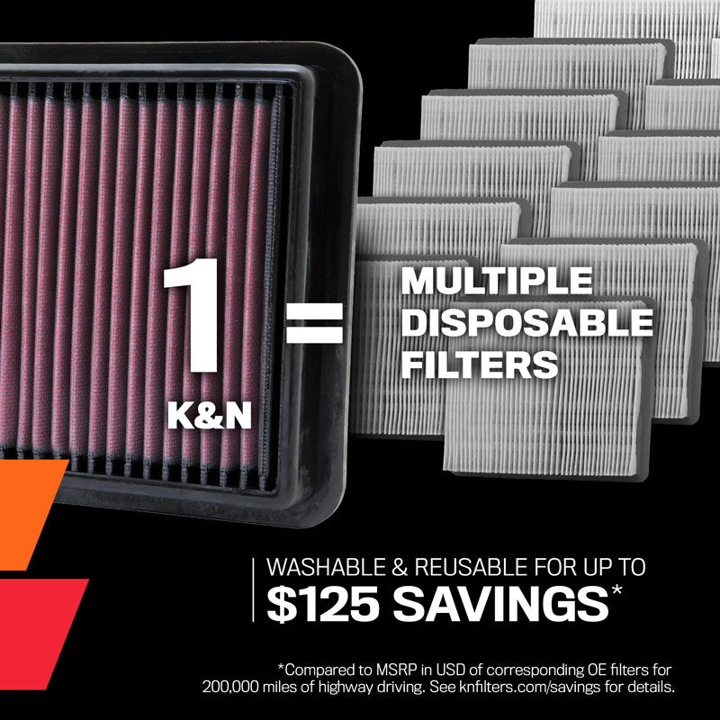 K&N Replacement Air Filter (33-2865)