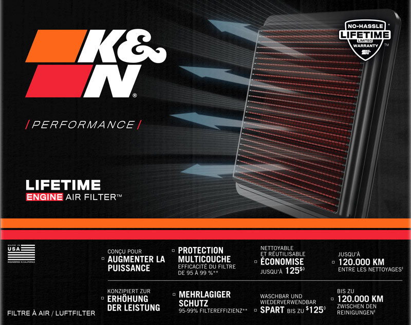 K&N Replacement Air Filter (33-5044)