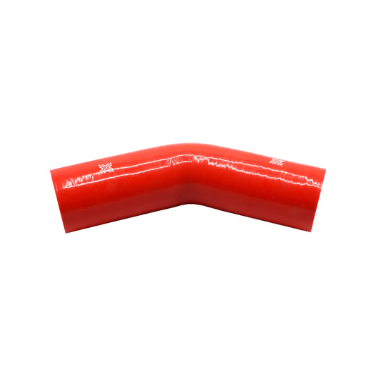 Pipercross Red 45° 63mm Bore, 152mm Leg Length Silicone Hose (FCL04038)