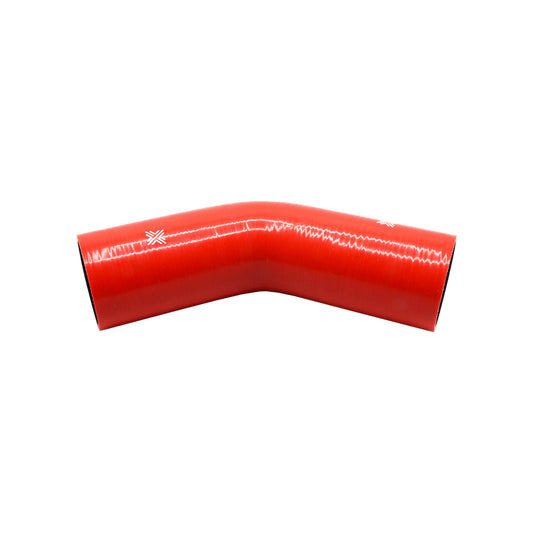 Pipercross Red 45° 70mm Bore, 152mm Leg Length Silicone Hose (FCL04041)