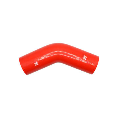 Pipercross Red 45° 70mm Bore, 152mm Leg Length Silicone Hose (FCL04041)