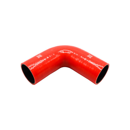 Pipercross Red 90° 63mm Bore, 152mm Leg Length Silicone Hose (FCL04080)