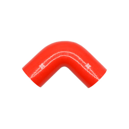 Pipercross Red 90° 76mm Bore, 152mm Leg Length Silicone Hose (FCL04086)