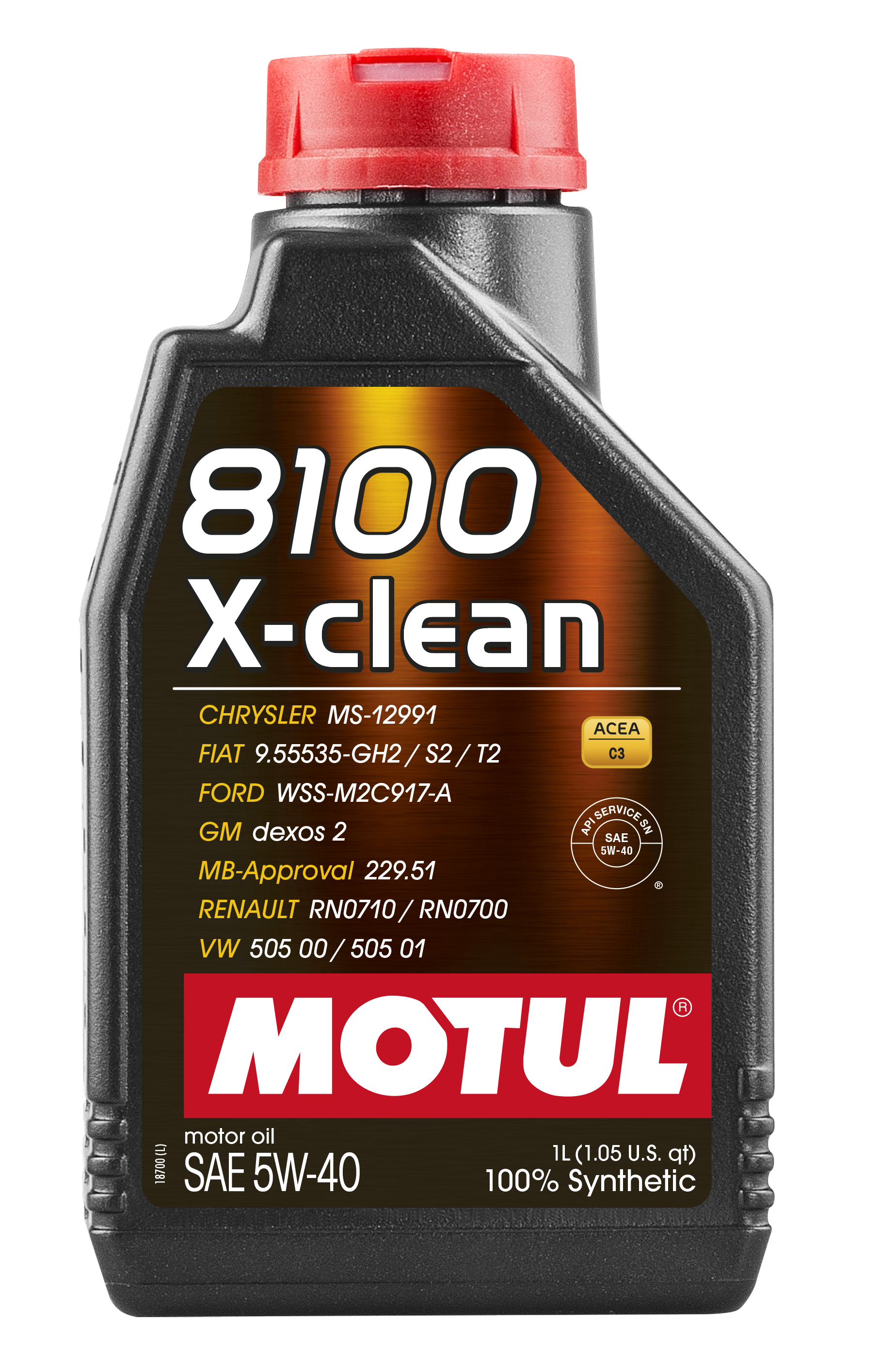 Motul 8100 X-CLEAN 5W40 Engine Oil