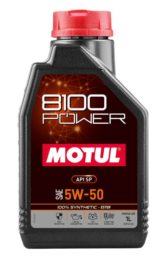 Motul 8100 POWER 5W-50 Engine Oil