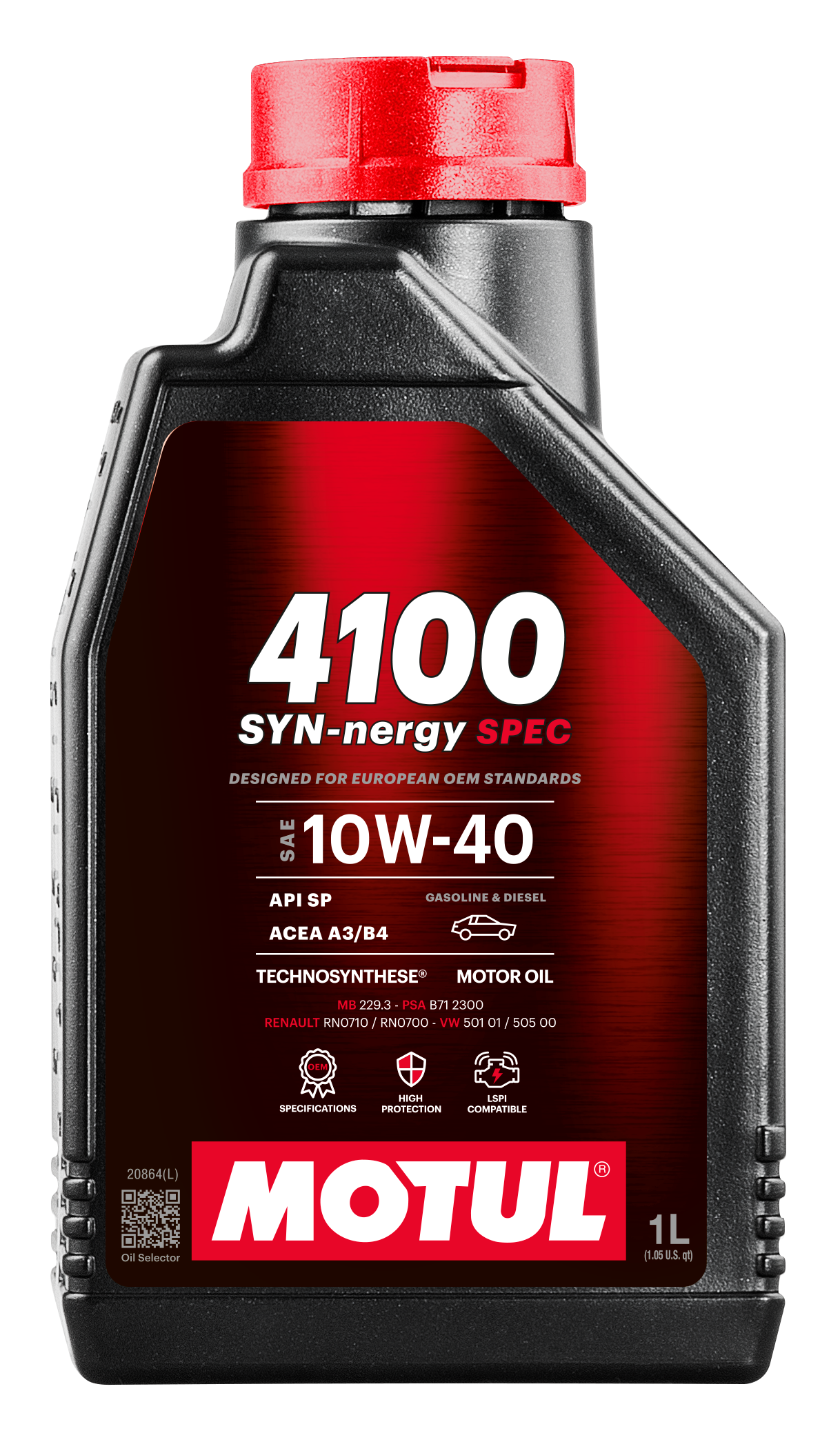 Motul 4100 SYN-nergy SPEC 10W-40 Engine Oil