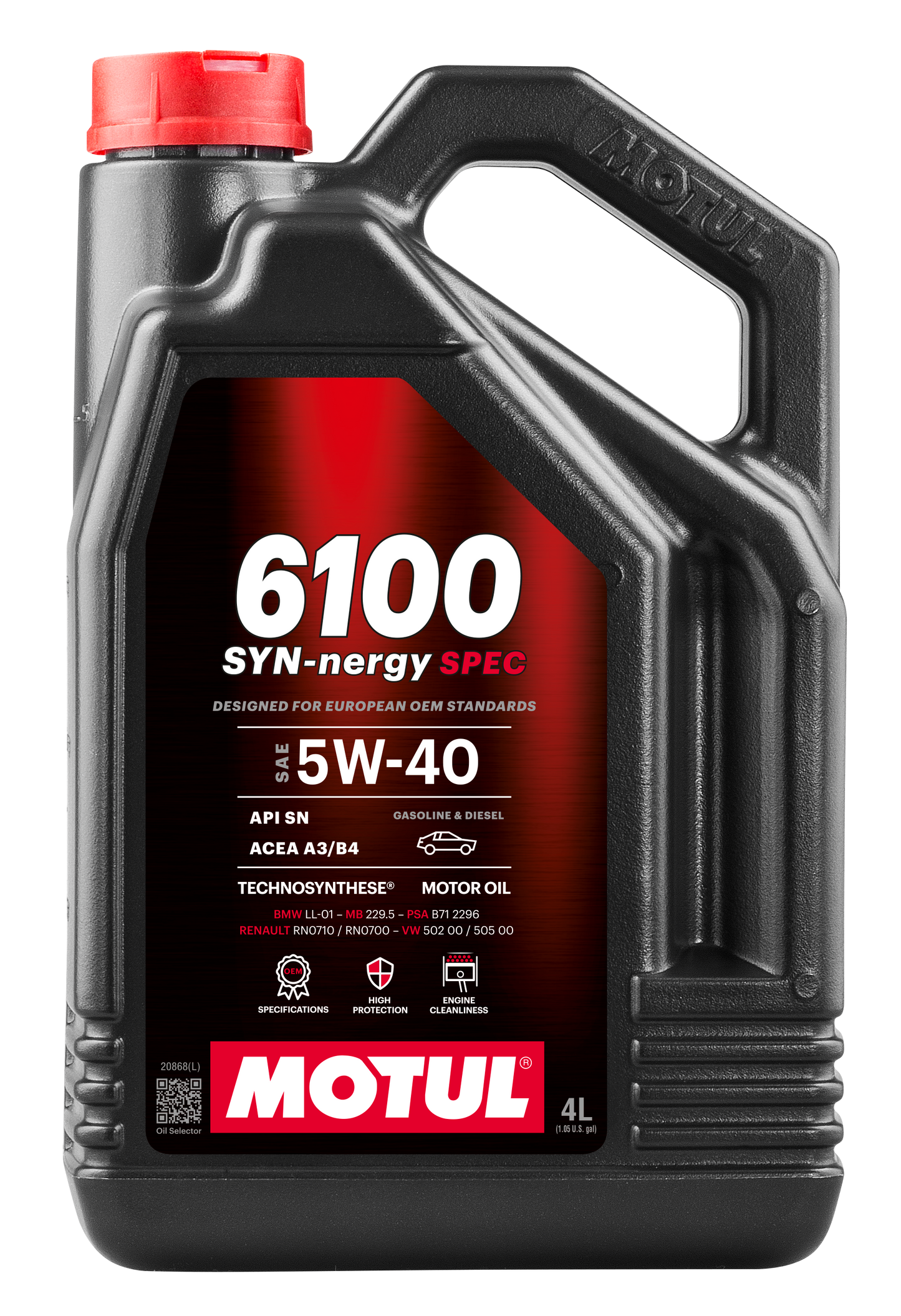 Motul 6100 SYN-nergy SPEC 5W-40 Engine Oil