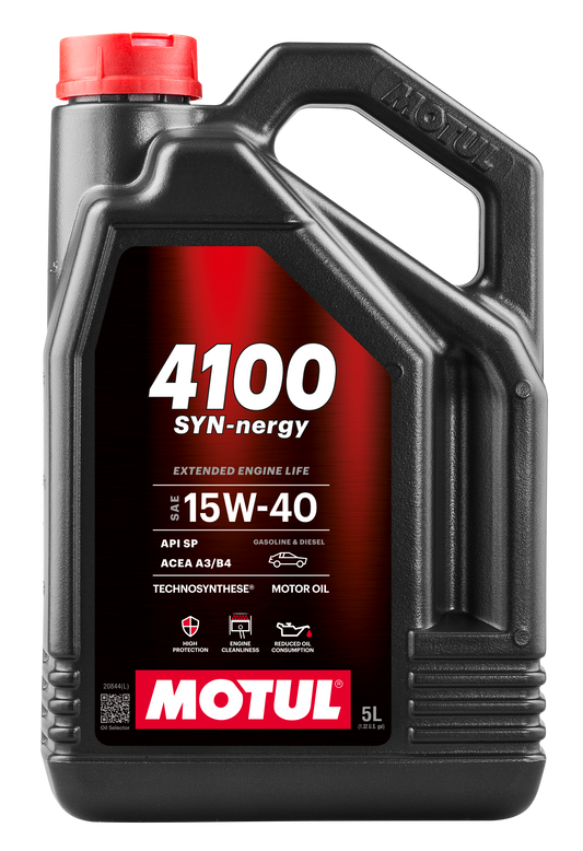 Motul 4100 SYN-nergy 15W-40 Engine Oil
