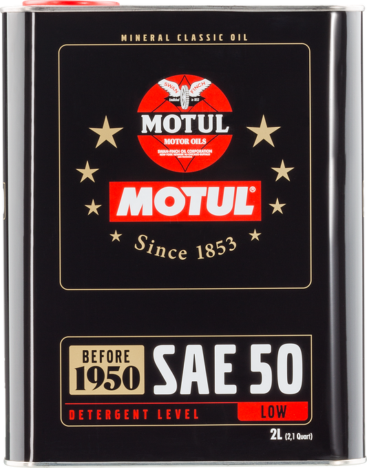 Motul CLASSIC SAE 50 (METAL TIN) 4-Stroke Oil