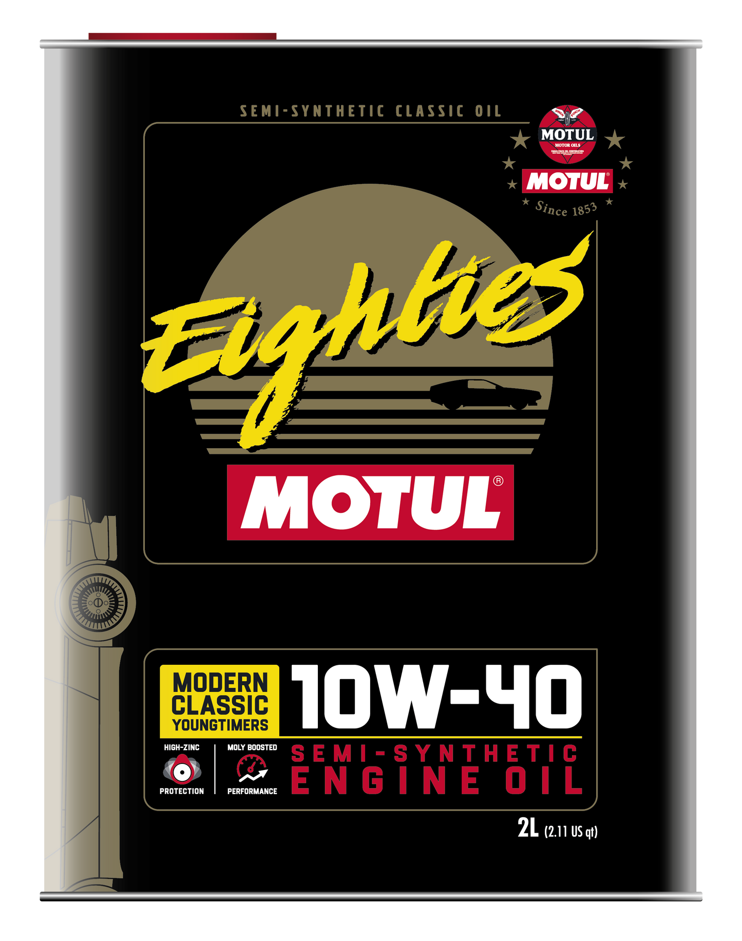 Motul CLASSIC EIGHTIES 10W-40 (METAL TIN) Engine Oil